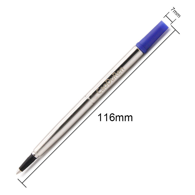 116mm L 7mm diameter Ballpen Rollerball Pen Refills for Parker 1905323 German ink 3021531