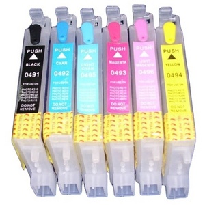 Refillable Ink Cartridges for EPSON R210 R230 R310 R350 RX510 RX630 RX650 W ARC printer parts factory