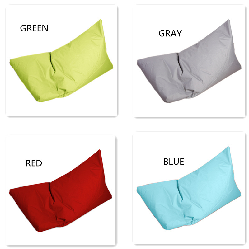 Triangle Couch Bean Bag Floating Colorful Beanbag Sofa Recliner Chair For Outdoor Living Room Furniture