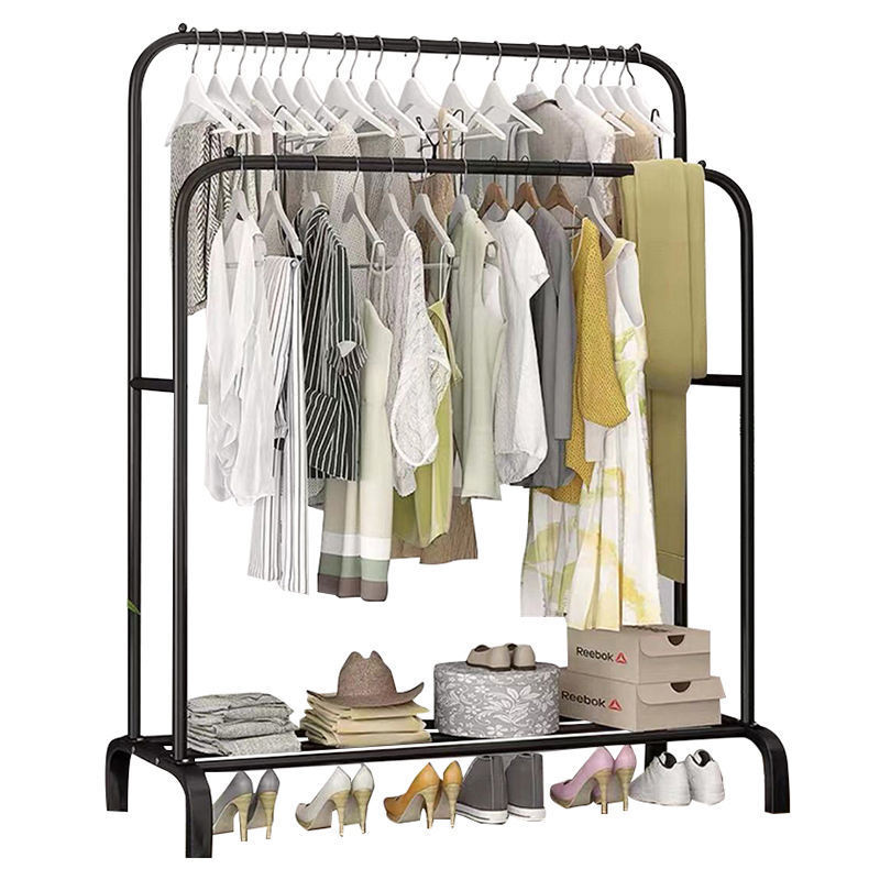 Hot sale iStarpro Metal Hall Tree Clothes Coat Hanging Shelf Morden metal standing assemble coat racks with shoe stand