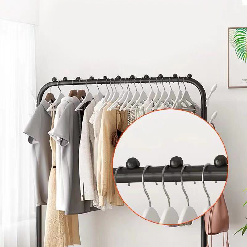 Hot sale iStarpro Metal Hall Tree Clothes Coat Hanging Shelf Morden metal standing assemble coat racks with shoe stand