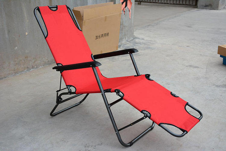 Hot sale folding chair with armrest adjustable folding sun lounge chair modern folding chair