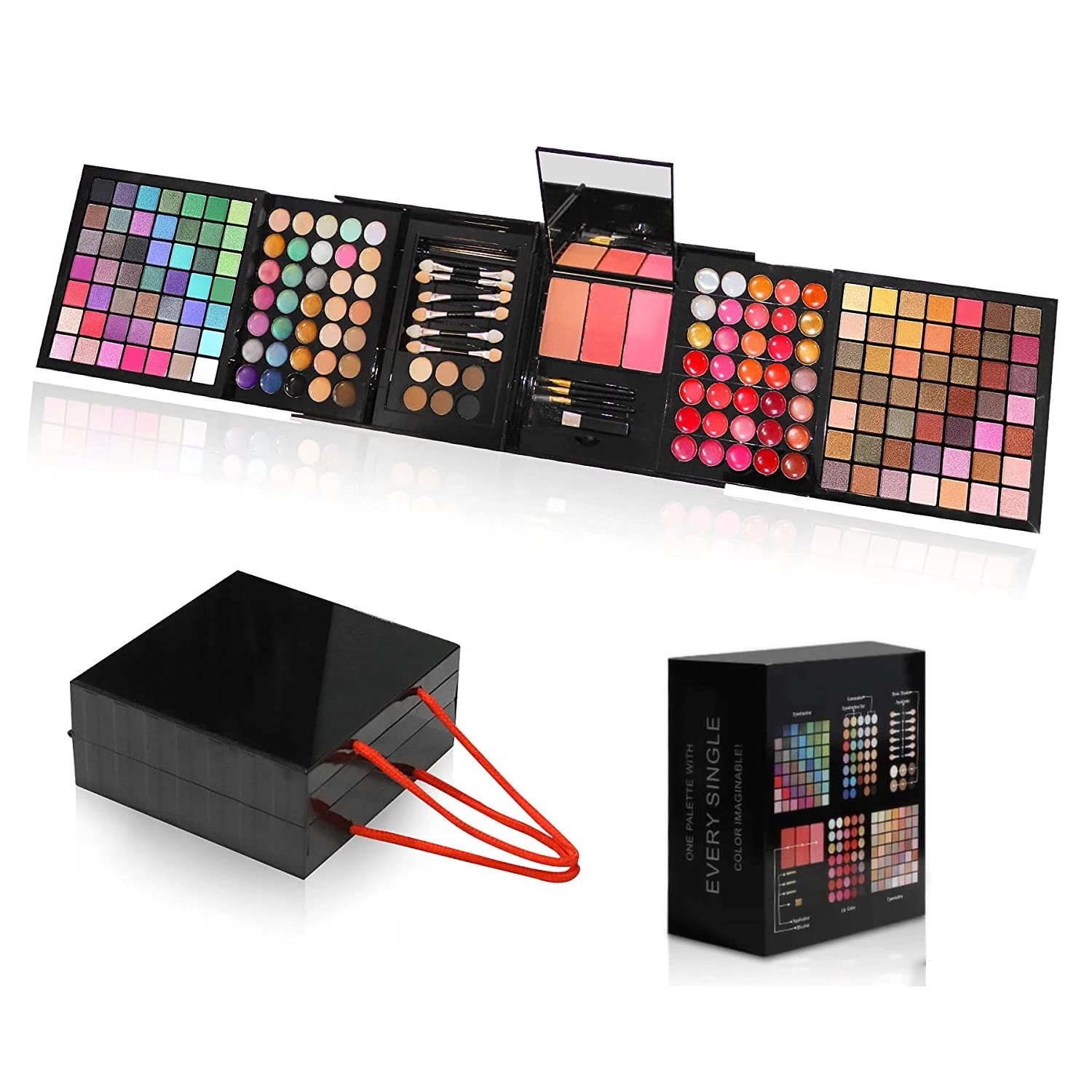 Hot Factory wholesale 177 colors No logo Cosmetics makeup gift sets Eye Shadow makeup gift set