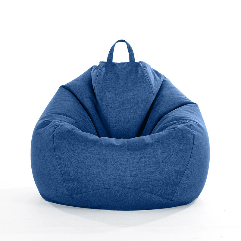 Lazy sofa bean bag cover unfilled living room beanbag cover with Linen fabric bean bag cover chair for adult and kids