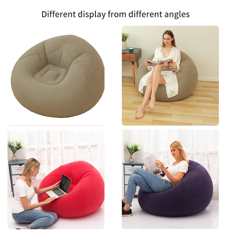 Lazy sofa inflatable bean bag creative single tatami sofa girl cute bedroom bean bag sofa balcony outdoor leisure chair