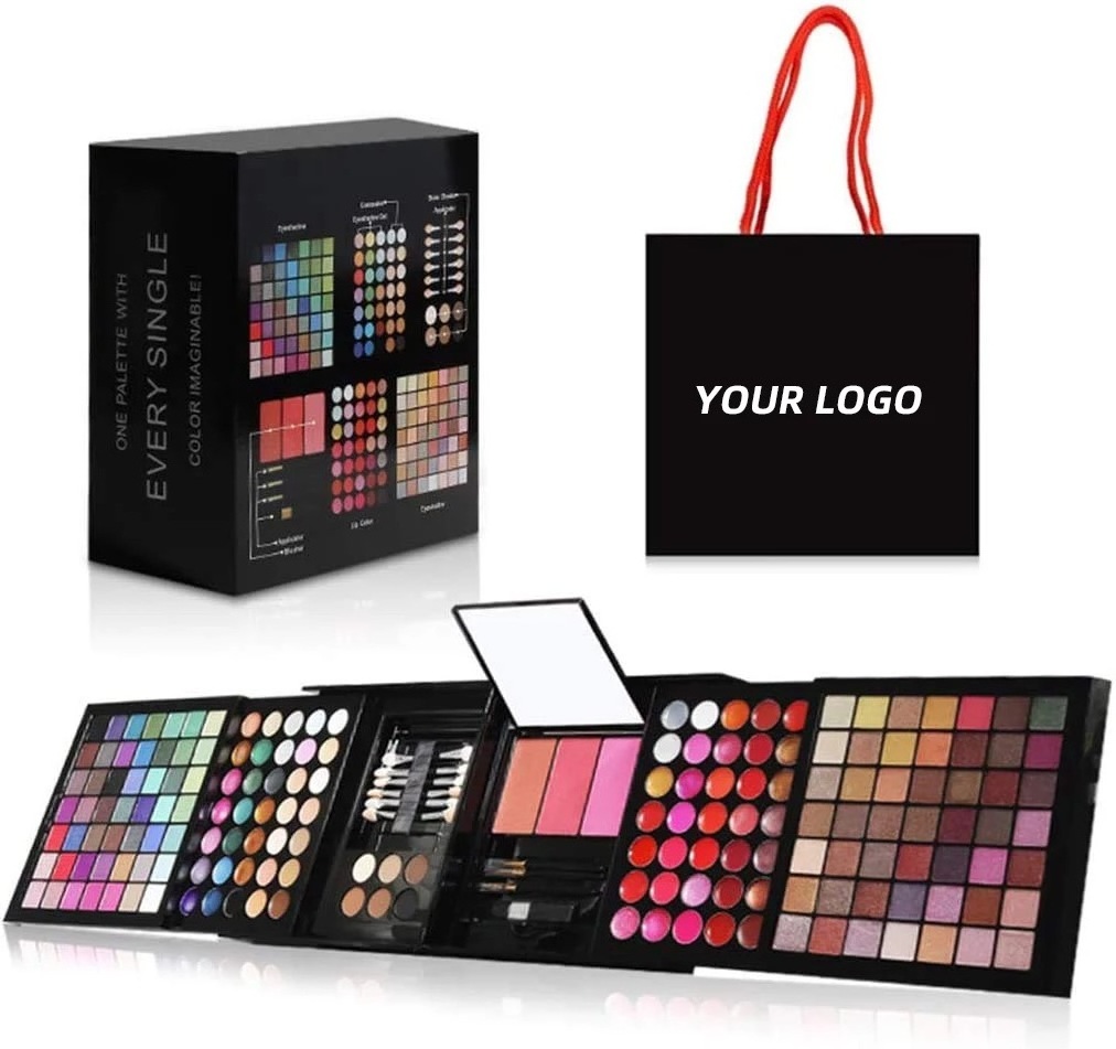 Hot Factory wholesale 177 colors No logo Cosmetics makeup gift sets Eye Shadow makeup gift set