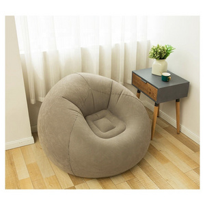 Hot-Selling Custom Living room Lazy Sofa Bed Inflatable Sofa Chairs PVC Lounger Seat Bean Bag Chair