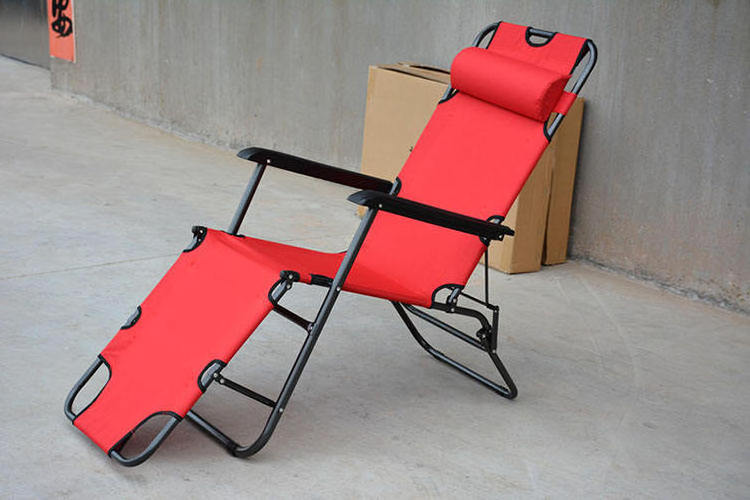 Hot sale folding chair with armrest adjustable folding sun lounge chair modern folding chair