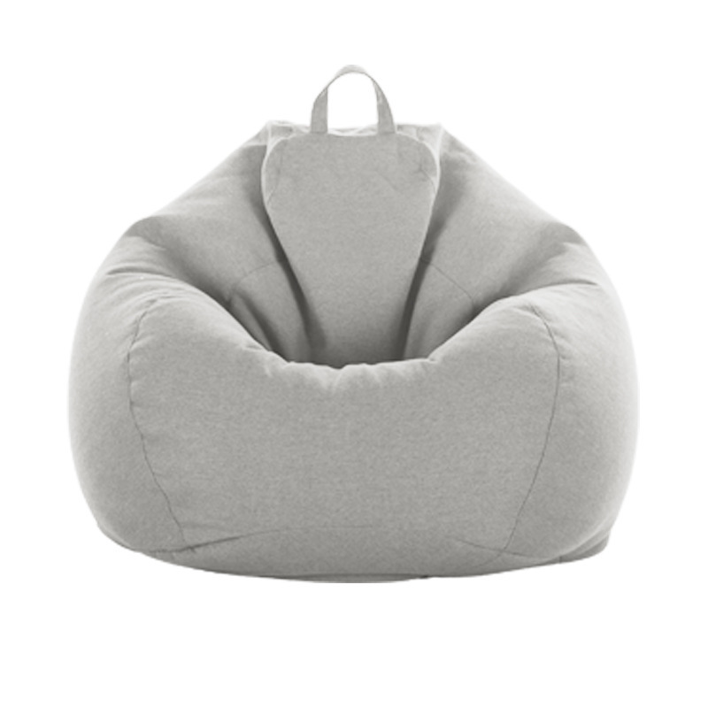 Lazy sofa bean bag cover unfilled living room beanbag cover with Linen fabric bean bag cover chair for adult and kids