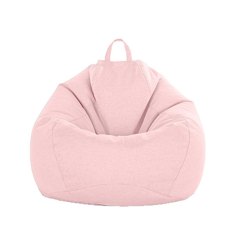 Lazy sofa bean bag cover unfilled living room beanbag cover with Linen fabric bean bag cover chair for adult and kids