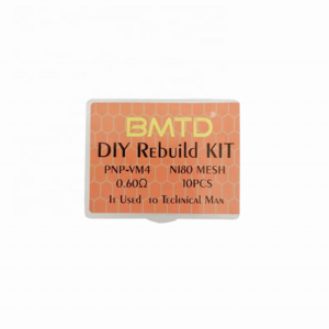 BMTD NI80 Mech Coil Kit Replacement Mesh Coils For Pnp Pod Drag S X Max Pods 0.6Ohm Pnp-VM4 Coil Head