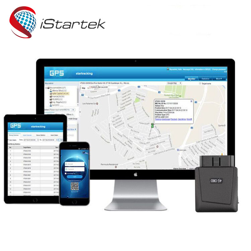 Obdii 2 Obd ii Tracking devices Vehicle Car GSM Diagnostics LTE 2G 3G 4G Obd2 GPS Tracker with Fuel Monitoring