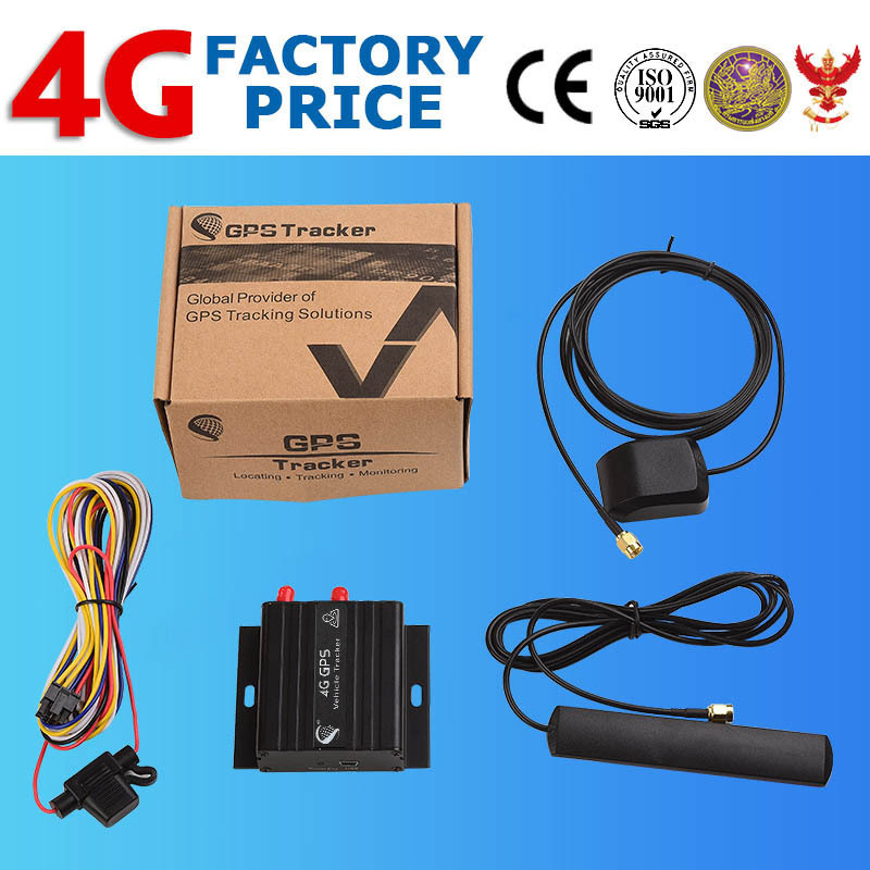 4G car google map obd2 speed limiter lock unlock the door by SMS GPS tracker with resistance fuel sensor