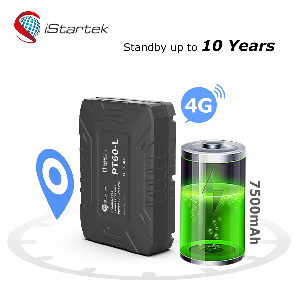 iStartek Portable 4G 7800mAh Magnet Programmable Automotive SMS Commands Remotely Stop Car GPS Tracker with 1Year standby