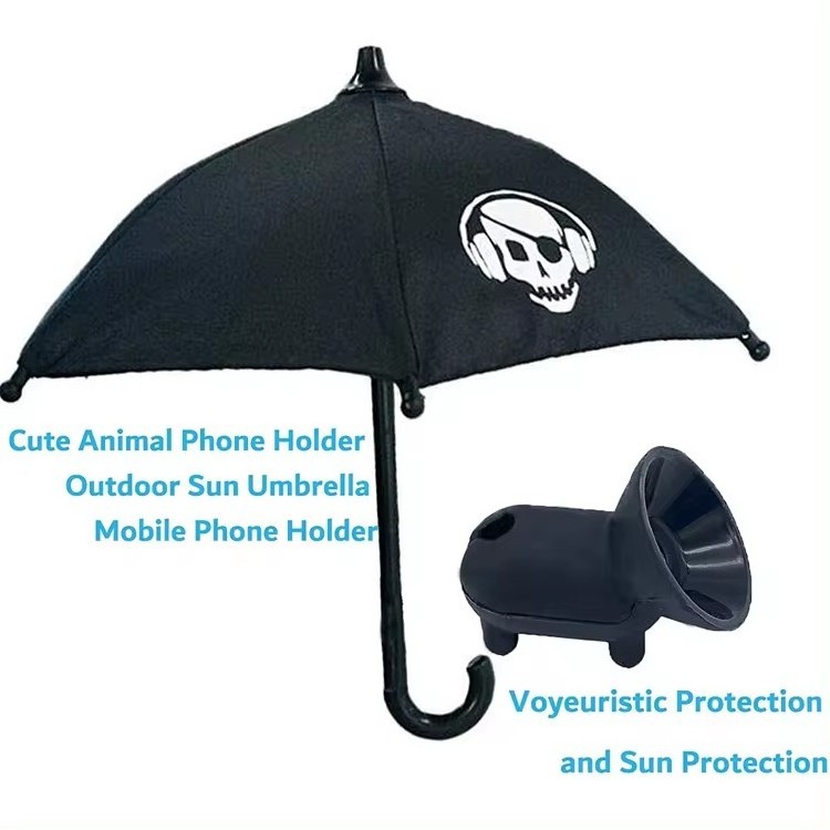 Phone Umbrella Suction Cup Stand Universal Cell Phone Stand Sun Visor Sun Shade Cover, Sun Shield Mount Phone Holder