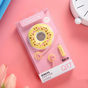 Mister Donut sweet buns macaron macaroon earbuds earphone cute and macaron headphones headset recepteur de musique avec ecouteur