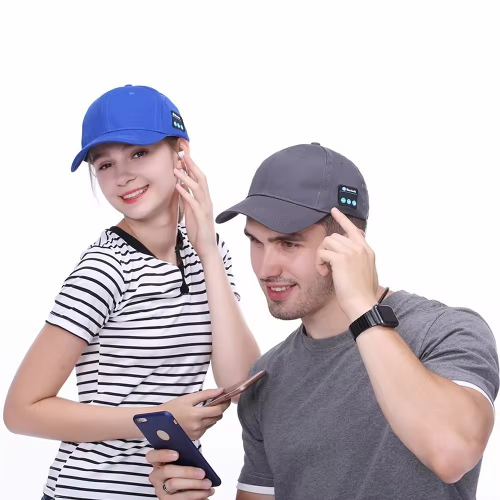 outdoor Smart Music Headphones Stereo earphone Baseball Sport Cap hat hats for running yoga