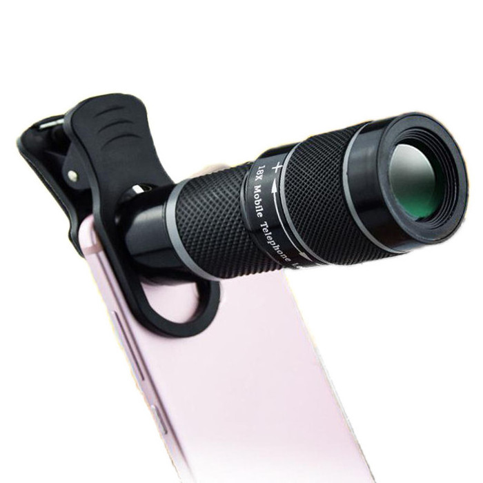 18X Mobile Phone Telescope Lens Optical Zoom Telephoto Telescope Lens With Tripod