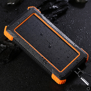 Waterproof Outdoor Solar Battery ROHS Power Bank Supplies 8000 10000mah 20000mah 26800mah 36000mah Solar Panel Portable Charger