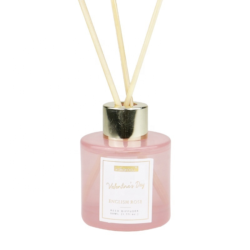 Custom Valentine's Day Romantic  Decoration Candle 50ml Reed Diffuser and 65g Scented Candle Set