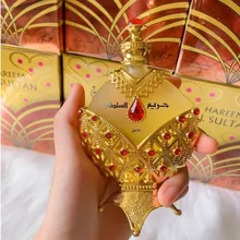 35ml luxury hot-selling Arabian oil perfume with golden bottle for female