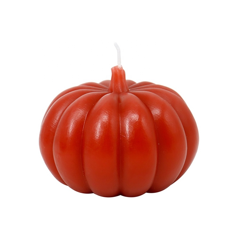 OEM Custom Mold Candle Paraffin Wax Soy Wax Blend Pumpkin Shaped Scented Candle for Home Decoration Holiday