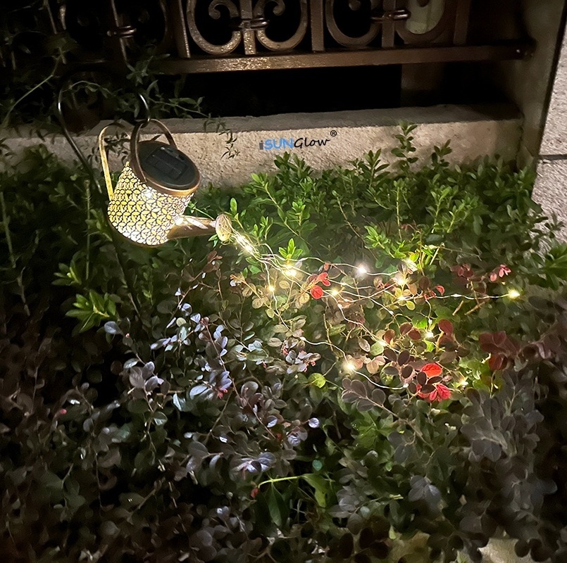 New Outdoor Plaza Square Patio Villa Courtyard Garden Decoration Lights Solar Kettle Watering Landscape Lamp Kettle Solar Light