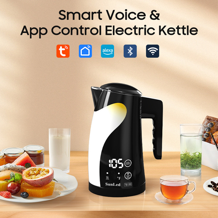 Mini European Home Appliances Smart Low Wattage Tea Pots Hot Water Kettle Heat Electric Kettle Portable