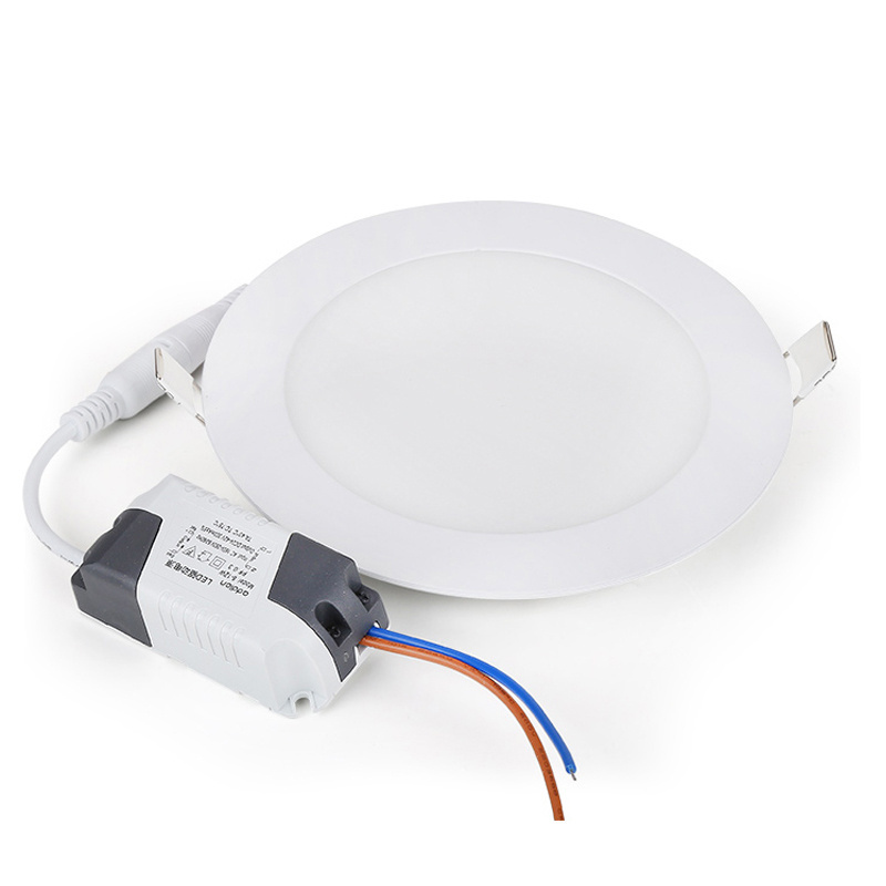 Embedded mounted lamp diameter 220mm round 18 watt led panel light price