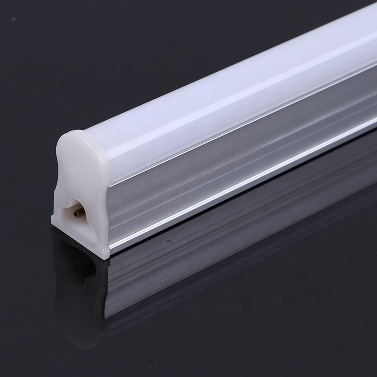 High lumen Aluminum + PC Fluorescent lamp fixture wholesale 9w 14w 18w 24w t5 led tube lamps