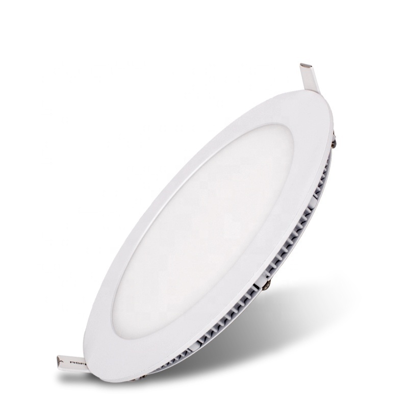 Embedded mounted lamp diameter 220mm round 18 watt led panel light price