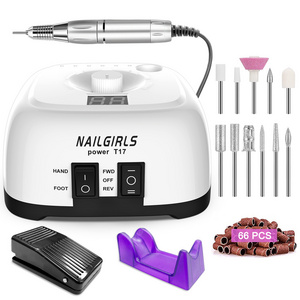 2024 Best Seller Professional Electric 60w High Speed Nails Drill Machine Strong Manicure 35000 rpm Nail Drill