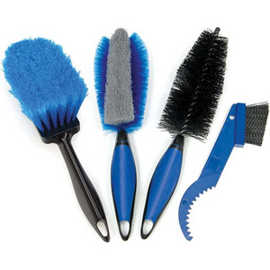 Hot Sale 4PCS Bike Cleaning Brush Kit high quality car wash cleaning detailing brush rim brush set