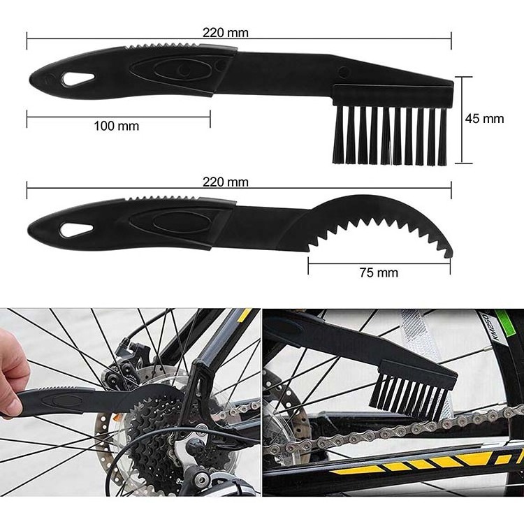 9pcs car wash brush Bike Cleaning Tool Set Bicycle Clean Brush Kit for Bike Tire Chain Sprocket Corner Fit for Motorcycle Bikes