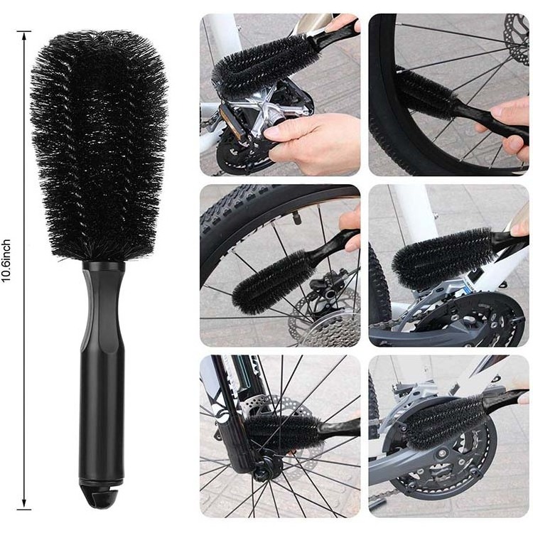 9pcs car wash brush Bike Cleaning Tool Set Bicycle Clean Brush Kit for Bike Tire Chain Sprocket Corner Fit for Motorcycle Bikes