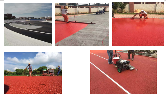 Colored EPDM Rubber Granules for Tartan Track  Flooring  Rubber Running Track IAAF Sandwich System Running Track