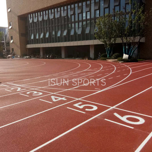 Stadium Playground Rubber Surface Athletic Plastic Track full PU Running Track Materials IAAF Tartan Track