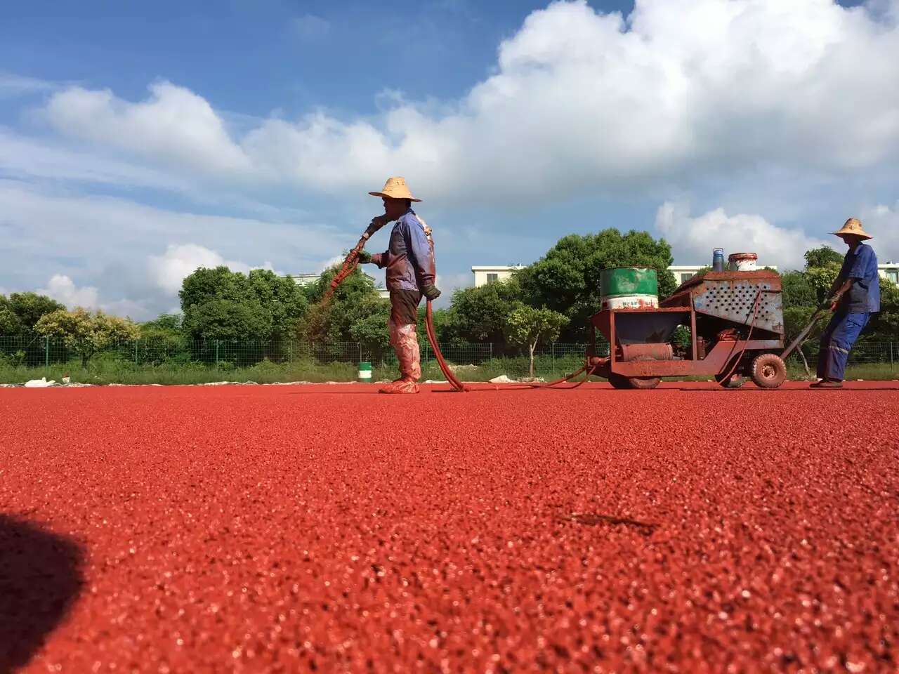 Colored EPDM Rubber Granules for Rubber Tartan Track IAAF Sandwich System Tartan Track EPDM Rubber Flooring