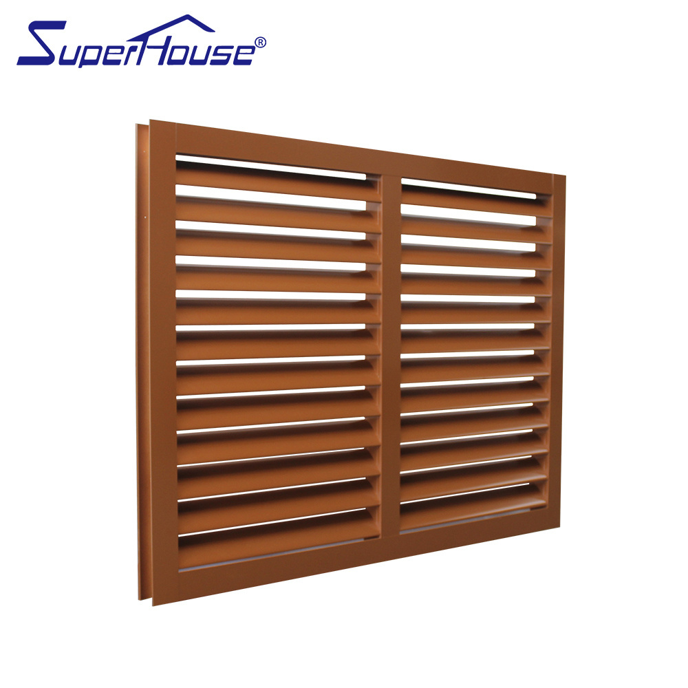 superhouse Widely-used fixed color window shutter manufacturer in china aluminium louvre price