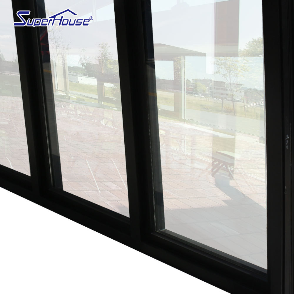 Hurricane Impact Modern Design Storefront Windows Factory Price Aluminum Frame Fix Window Double Glazed Fixed Windows