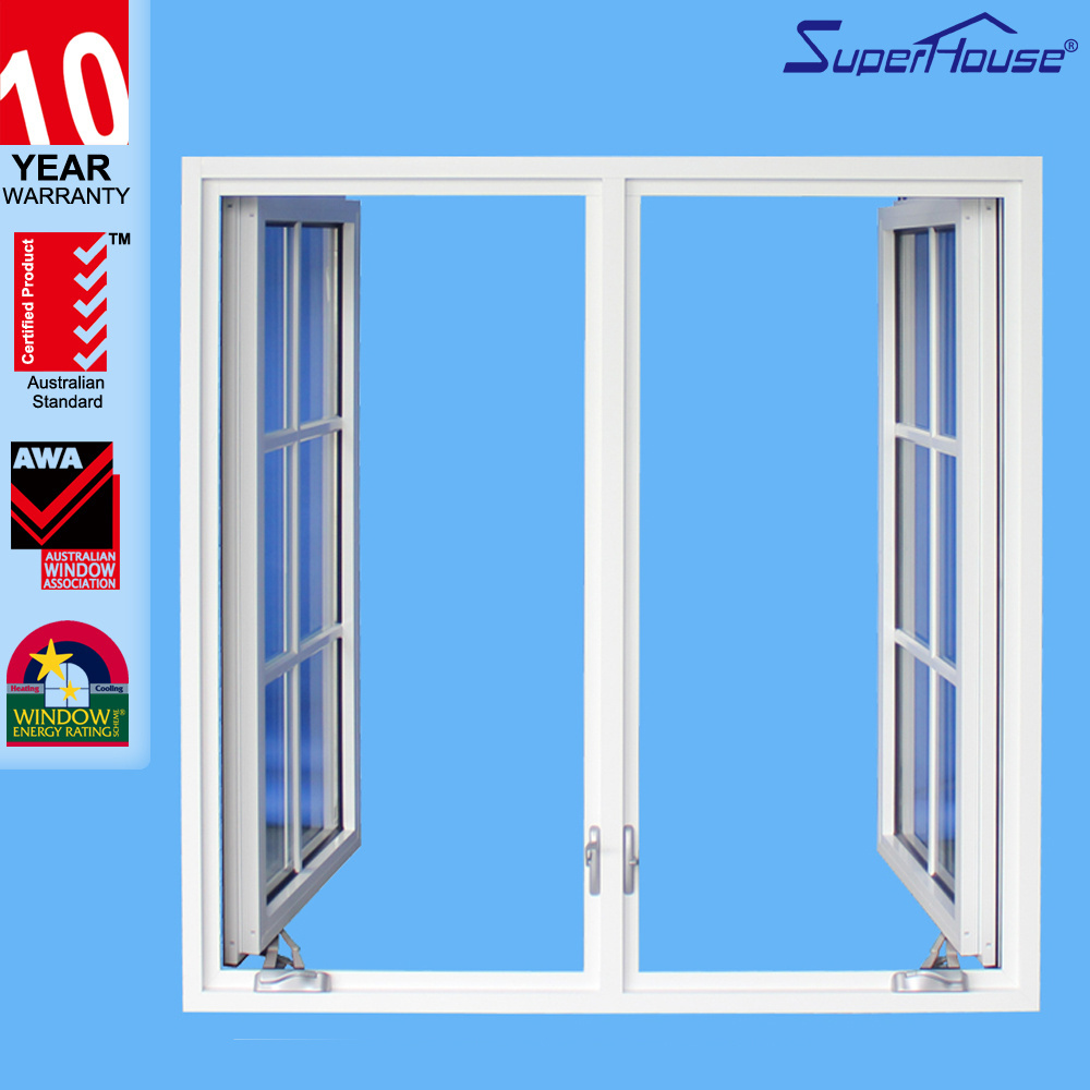 superhouse Aluminium Cheap French Casement Storm Windows Open Inside Casement Window Push And Pull Swing Windows