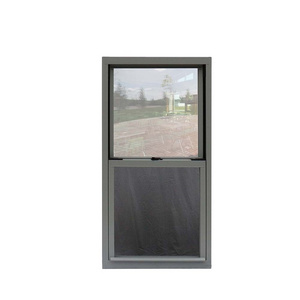 Vertical Double Pane Aluminum Up Down Sliding Window Double Hung Windows With Screen