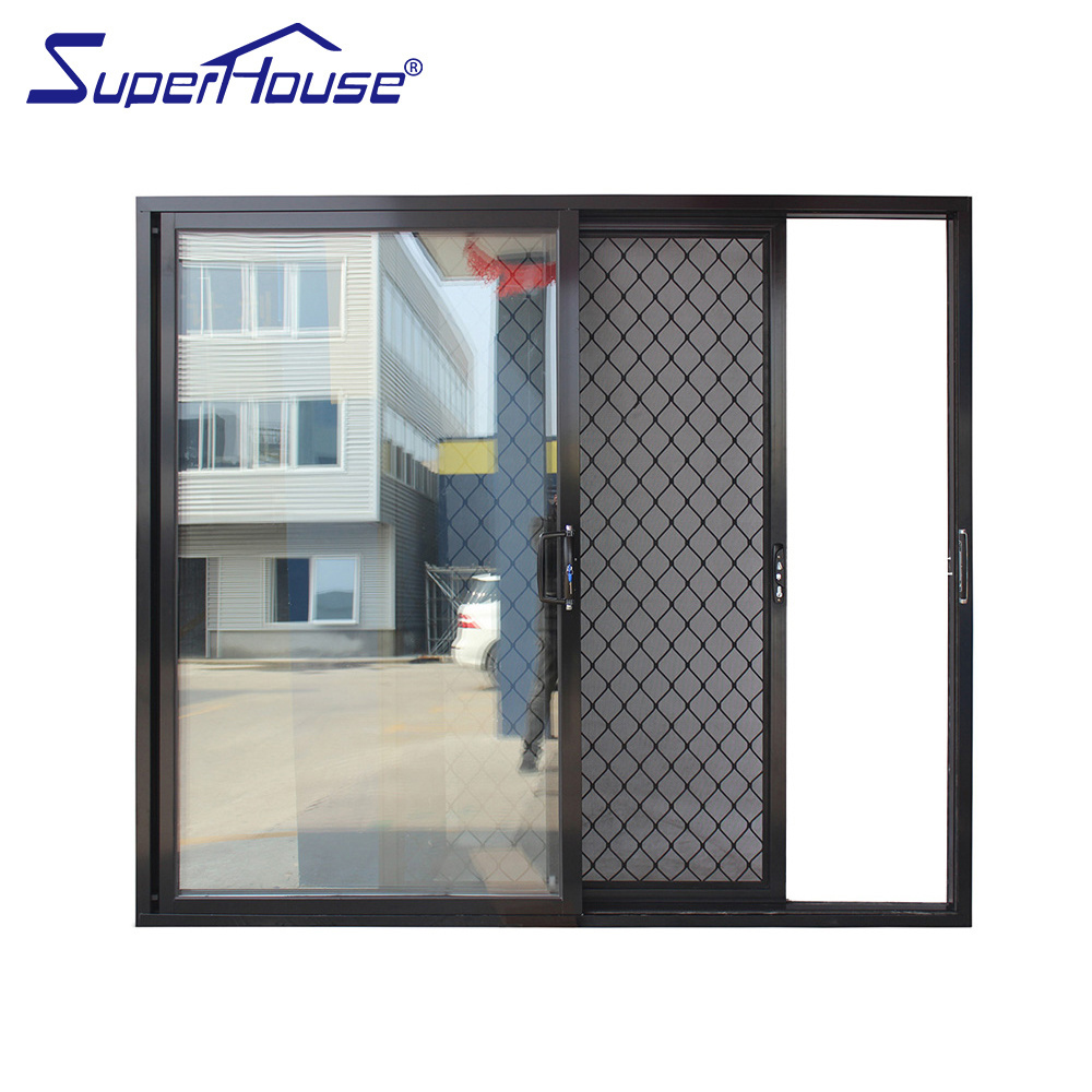 Superhouse 8 ft sliding glass doors with hurricane proof glass and impact rated for Florida