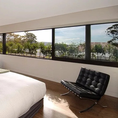 Australian Standard Double Glazed Glass Aluminum Sliding Windows