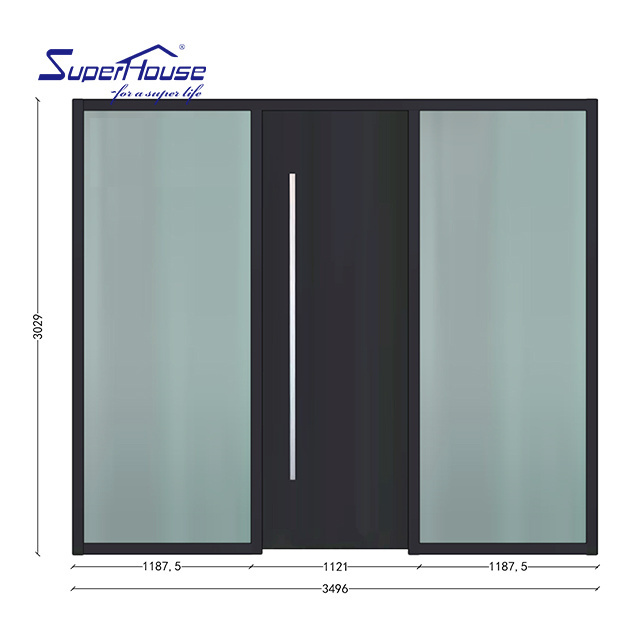 Modern Exterior Main Gate Door Designs Front Iron Doors Entrance Security Steel aluminium Door For House