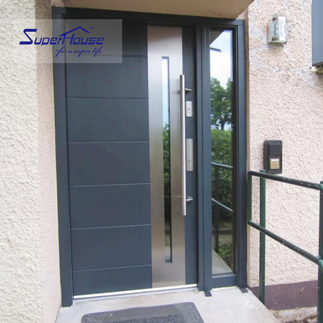 Modern Exterior Main Gate Door Designs Front Iron Doors Entrance Security Steel aluminium Door For House