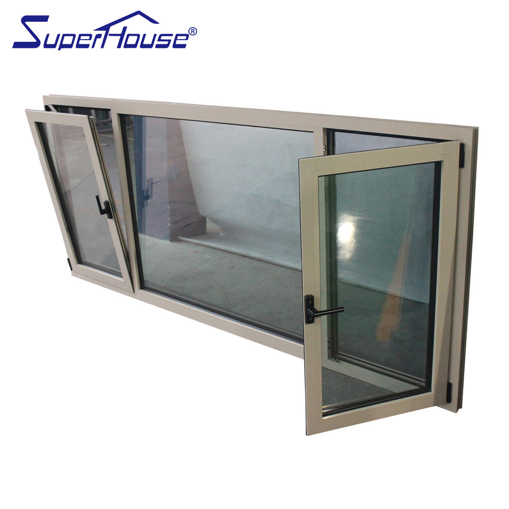 superhouse 36 x 48 casement window Hot sale aluminium window tilt&turn opening fenster