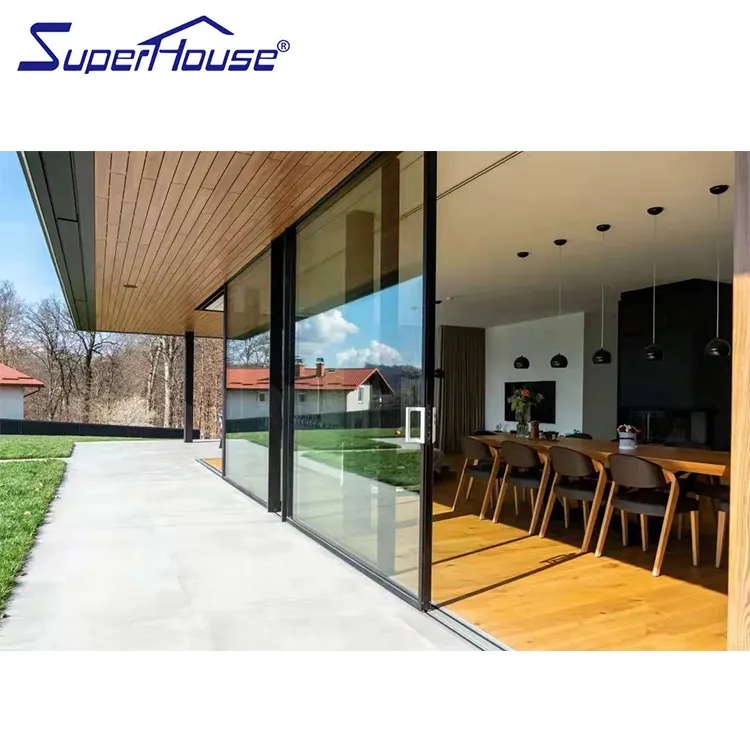 USA Large thermal break sliding door  soundproof door high quality NFRC certificate  slider door