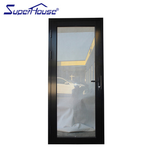 superhouse Security Wrought Iron Patio French Hinged Door Aluminum Double Glass French Entry Door