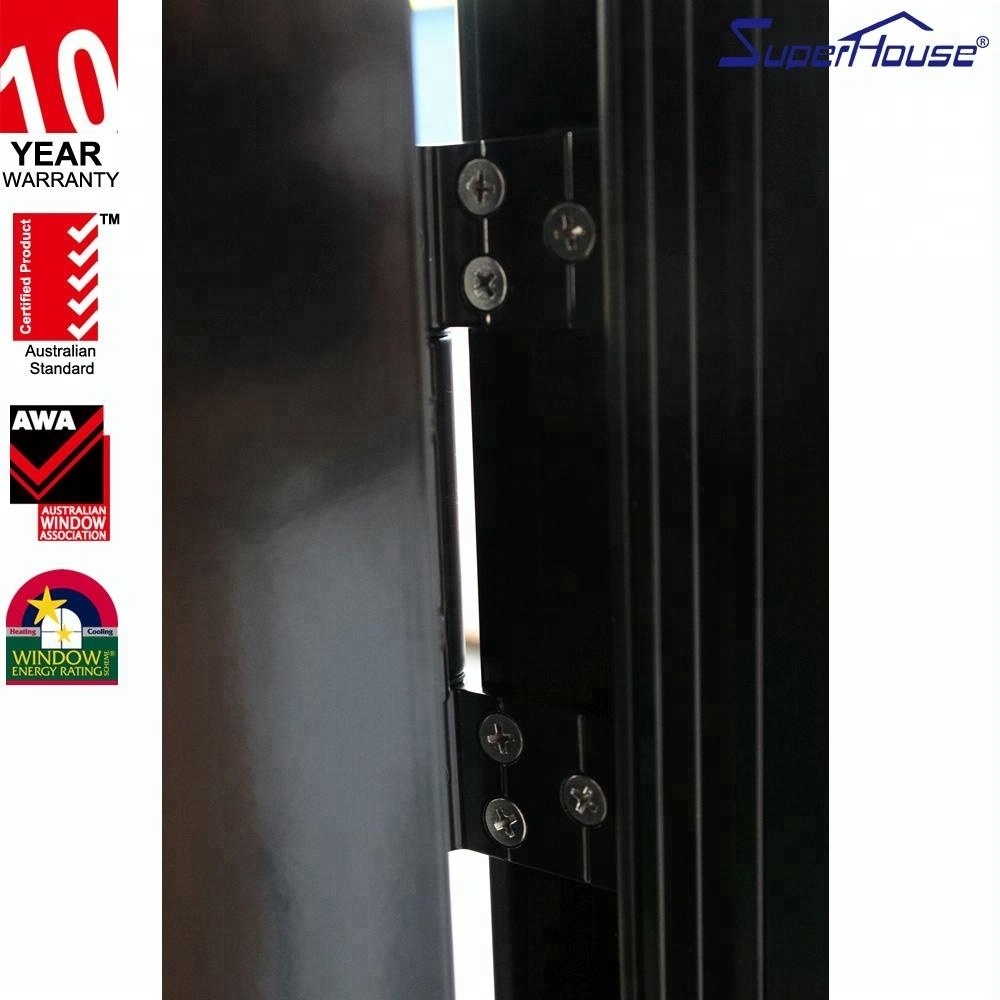 sound proof office entrance glass dutch door aluminium metal glass double entry doors from China